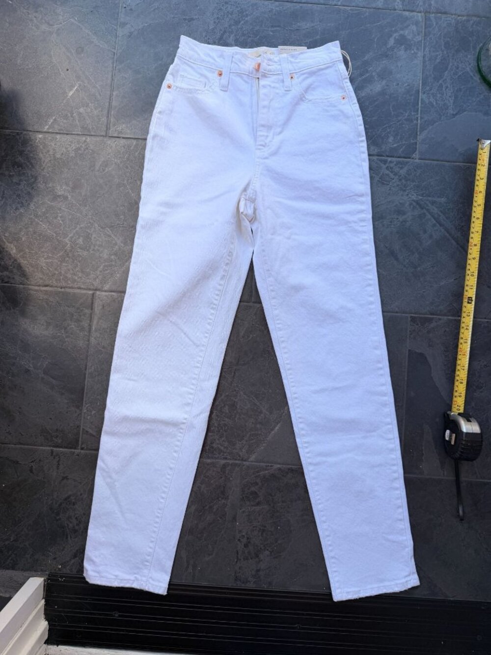 white denim jeans XXS 00R Universal Threads NWT 90's Vintage Straight